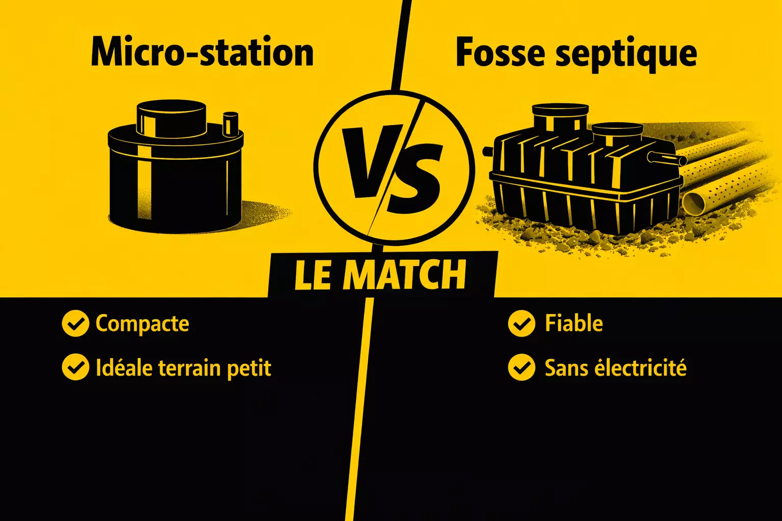 micro-station ou fosse septique Maine-et-Loire