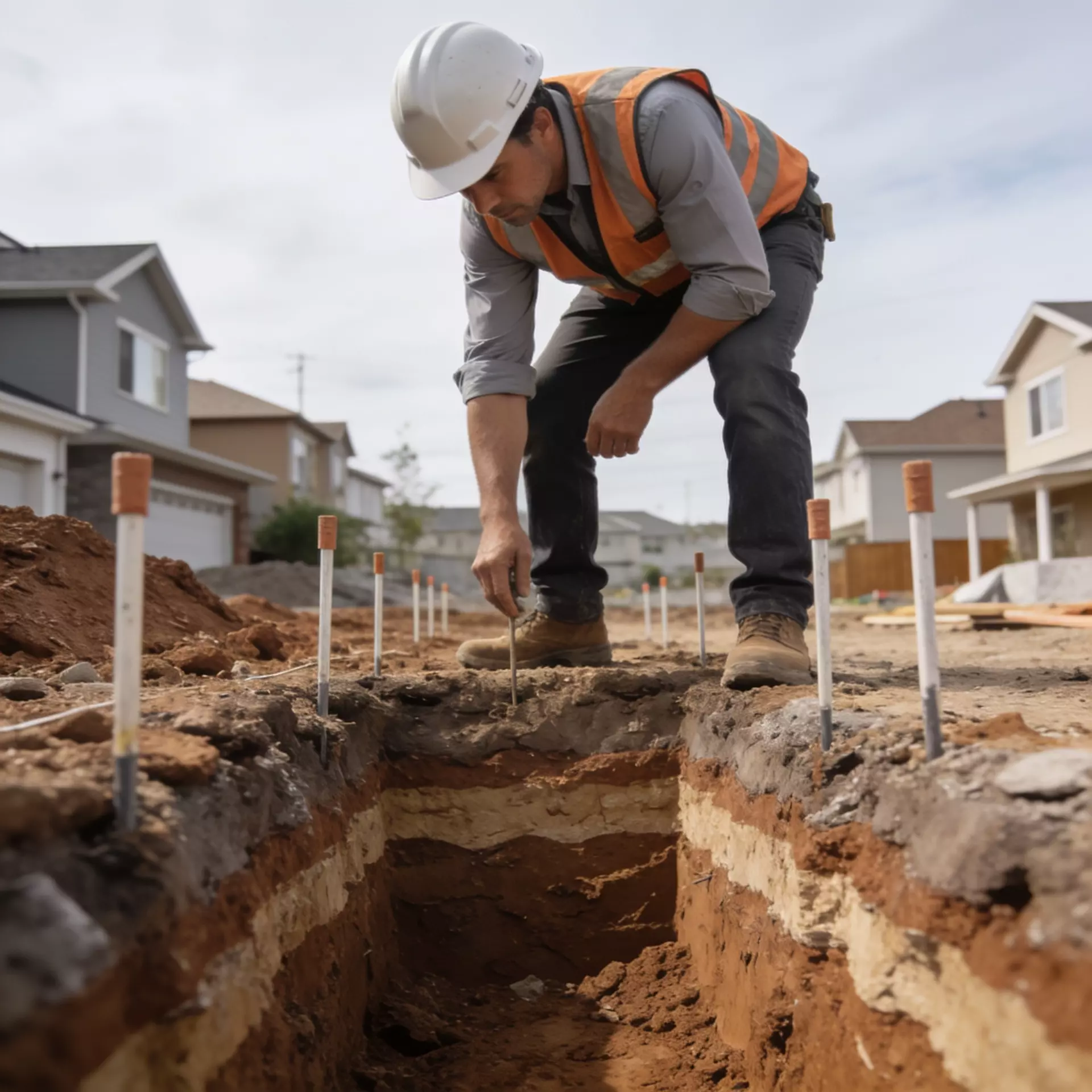 étude de sol avant construction-terrassier